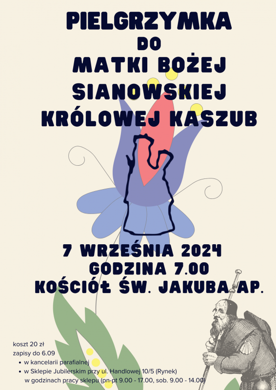 Pielgrzymka do MB Sianowskiej grafika