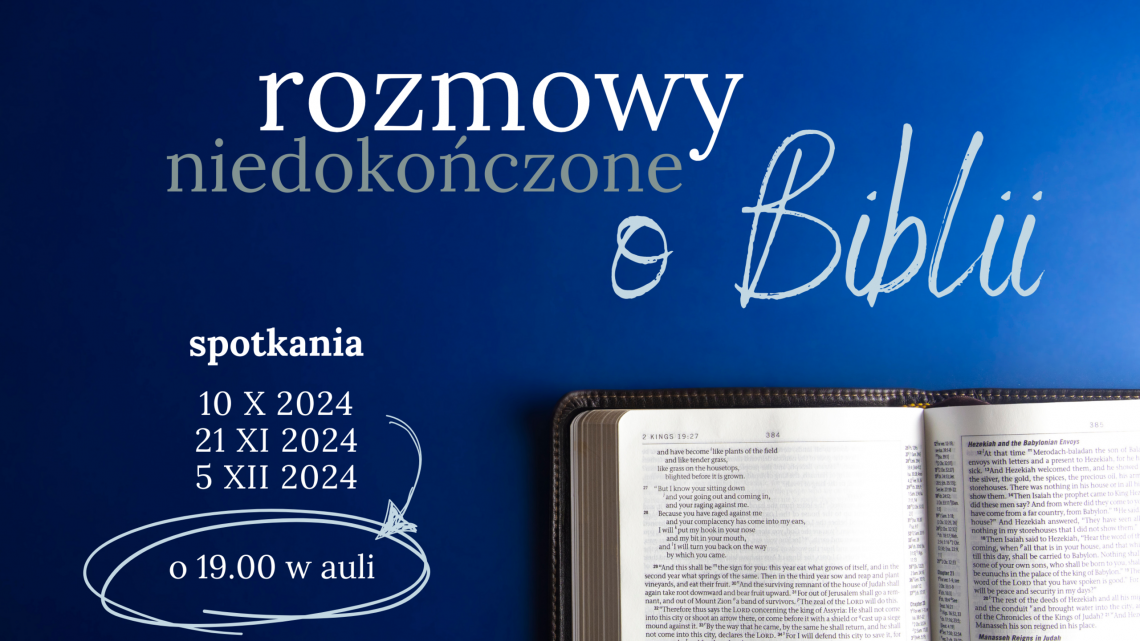 Rozmowy niedokończone o Biblii grafika