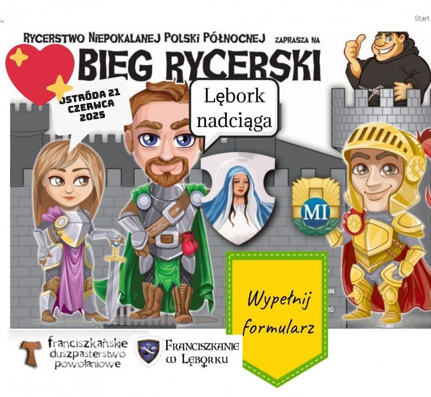 Bieg Rycerski w Ostródzie grafika