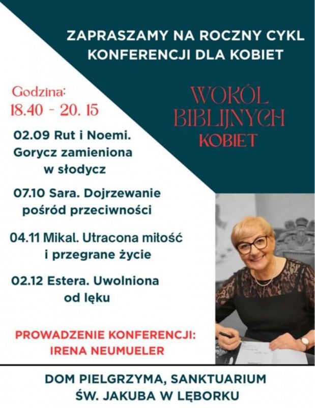 Wokół biblijnych kobiet - cykl konferencji grafika