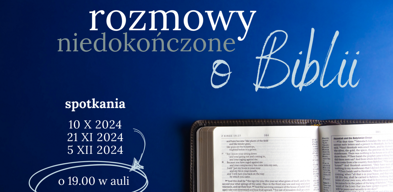 Grafika Rozmowy niedokończone o Biblii